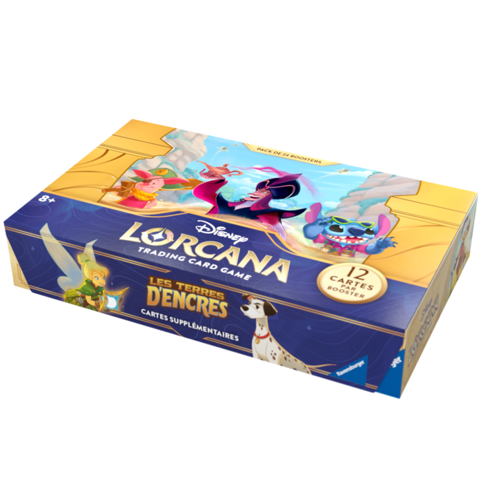 Display Lorcana chapitre 3 les terres d'encres FR - GoRetroGaming - Boutique spécialisée dans les jeux vidéo rétro (rétrogaming) et les jeux de cartes TCG (trading card game).