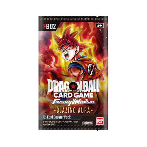 display dragon ball super card game fusion world FB02 blazing aura - goretrogaming