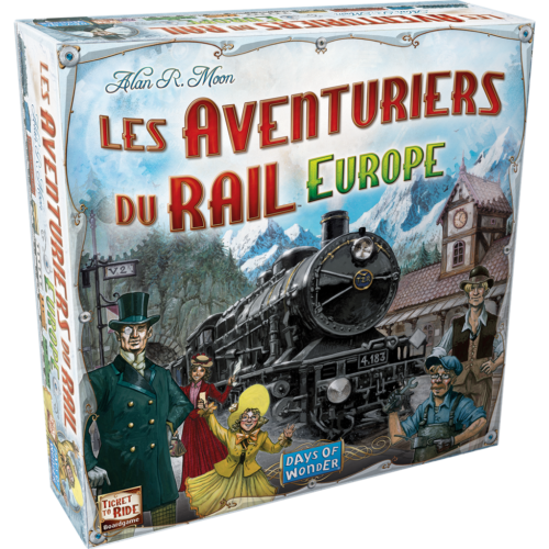 boite de jeu les aventuriers du rail Europe - goretrogaming