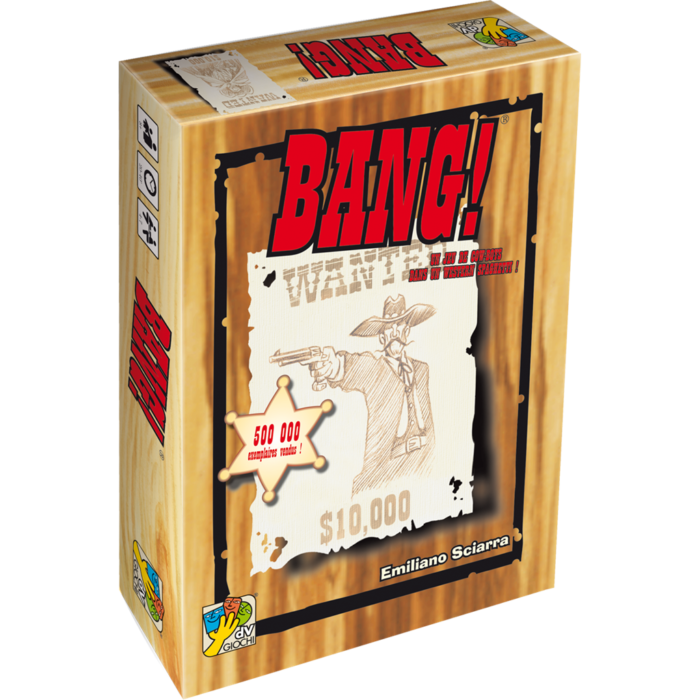 boite de jeu bang - goretrogaming