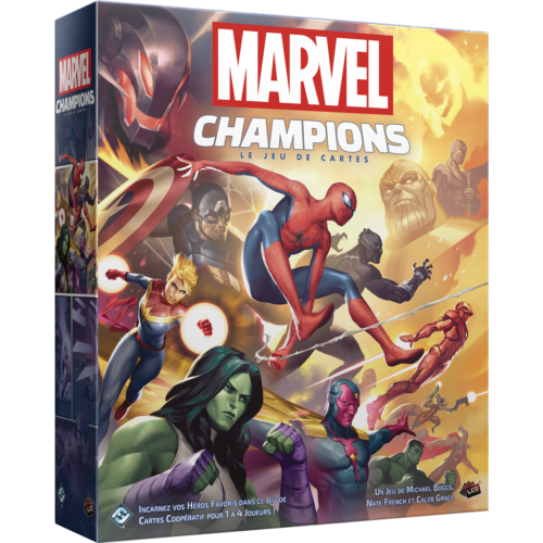 boite de jeu Marvel champions - goretrogaming
