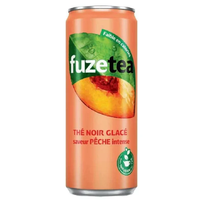 canette de fuze tea saveur pêche blanche - goretrogaming