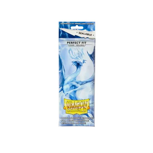 Dragon Shield Perfect fit sleeves clear sealable - GoRetroGaming