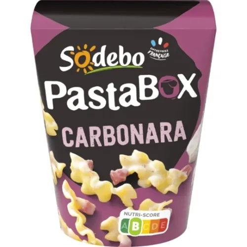 Pastabox fusilli carbonara sodebo - GoRetroGaming