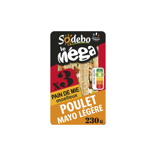 Sandwich triangle poulet rôti sodebo - GoRetroGaming