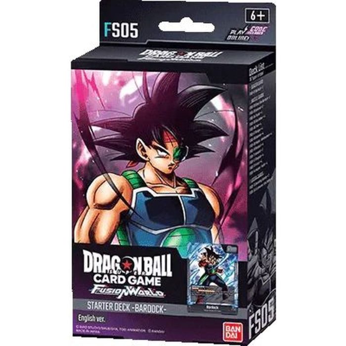Deck de démarrage dragon ball super card game fusion world bardock - goretrogaming