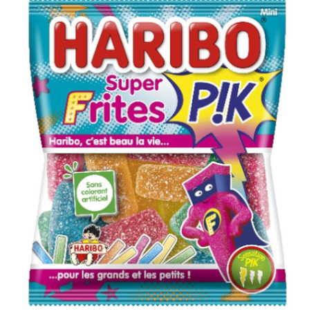 sachet haribo de super frites - goretrogaming