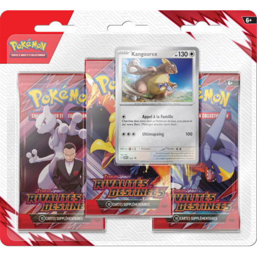 tri pack - écarlate et violet - rivalités destinées - Pokemon - TCG - GoRetroGaming