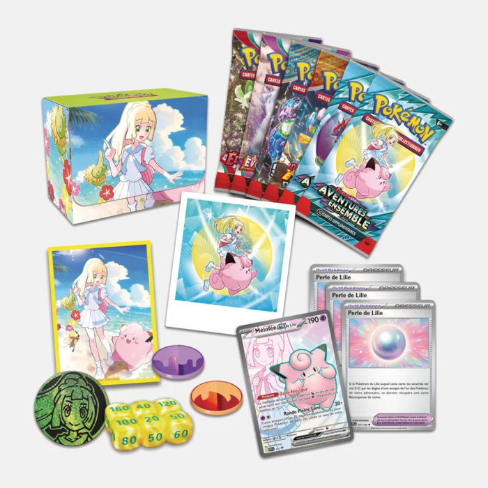 Coffret collection tournoi premium lilie - Pokemon - TCG - GoRetroGaming