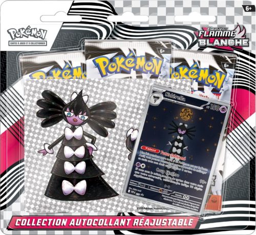 Coffret Pokémon Collection Autocollant Réajustable Flamme Blanche