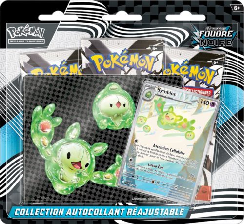Coffret Pokémon Collection Autocollant Réajustable Foudre Noire