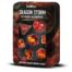 fanroll pack dés - dragon storm red - GoRetroGaming