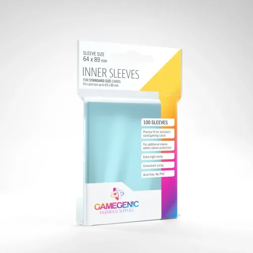 Gamegenic - Inner Sleeves - Clear - GoRetroGaming