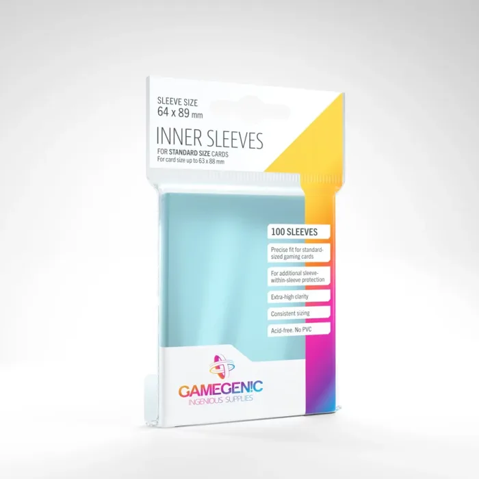 Gamegenic - Inner Sleeves - Clear - GoRetroGaming