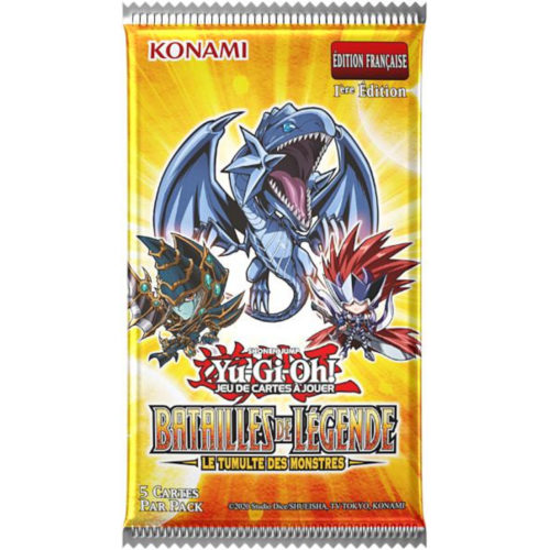 Booster Yu-Gi-Oh! batailles de legende - le tumulte des monstres - TCG - GoRetroGaming
