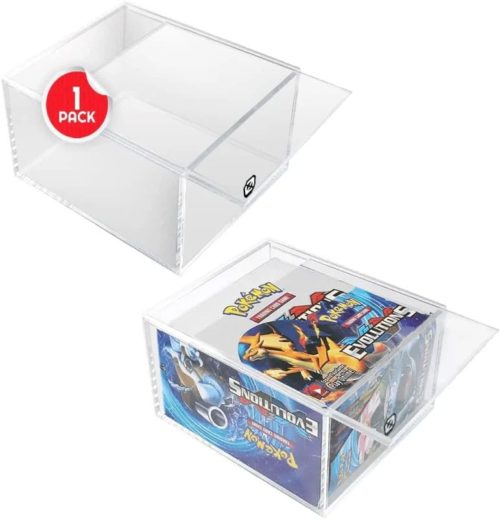 Evoretro présentoir vitrine acrylique pour display avec Sliding Lid - GoRetroGaming
