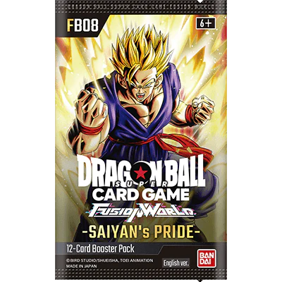 Booster dragon ball super card game - fusion world- Saiyan's Pride- FB08 - GoRetroGaming