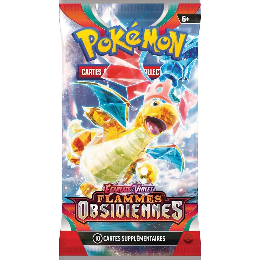 Booster Pokémon Flammes Obsidiennes - Écarlate et Violet - EV03 - GoRetroGaming