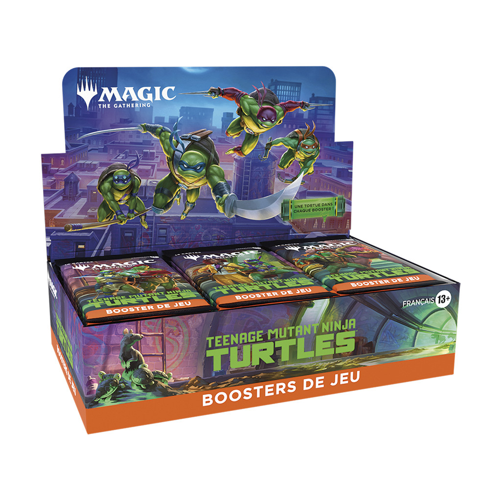 Display de boosters tortue ninja - GoRetroGaming