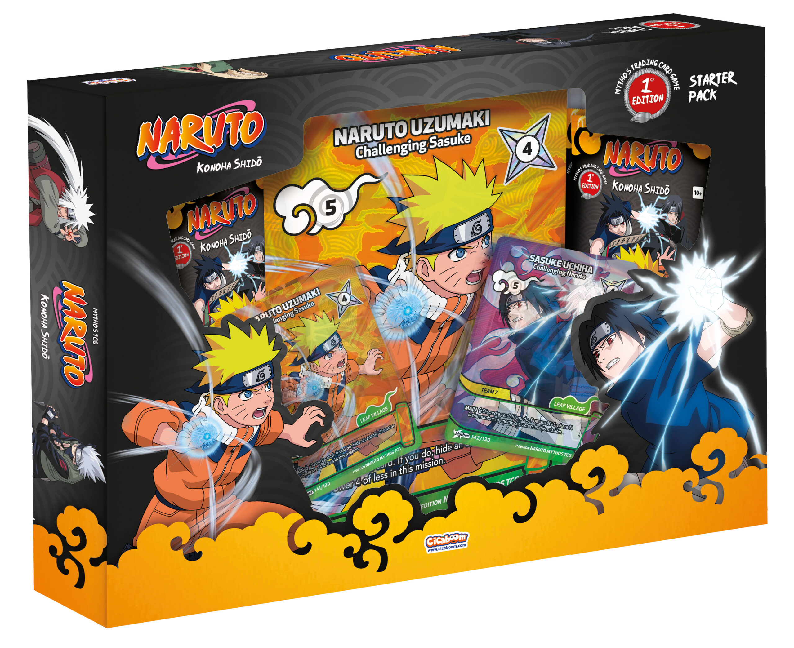 Starter Pack Konoha Shidō FR 1° Édition - Sasuke & Naruto - Naruto Mythos TCG