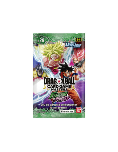 Booster en français de la série Fearsome Rivals - BT29 - Dragon ball super card game - Goretrogaming