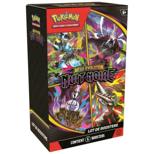 Bundle 6 Boosters ME05 Nuit Noire Pokémon - GoRetroGaming