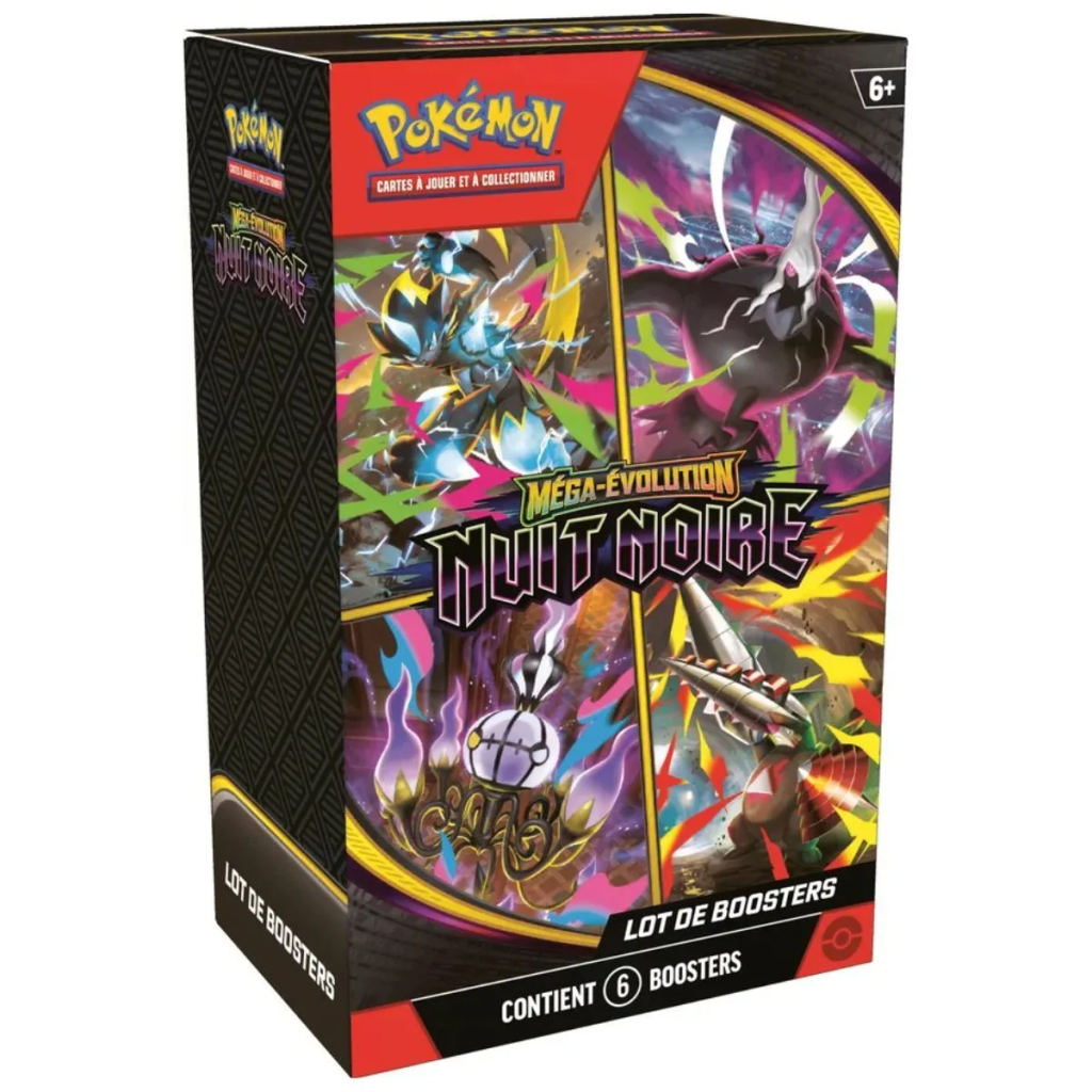 Bundle 6 Boosters ME05 Nuit Noire Pokémon - GoRetroGaming