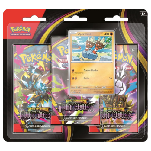 Tripack ME05 Nuit Noire Pokémon - GoRetroGaming