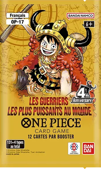 Booster OP17 les guerriers les plus puissants au monde - GoRetroGaming